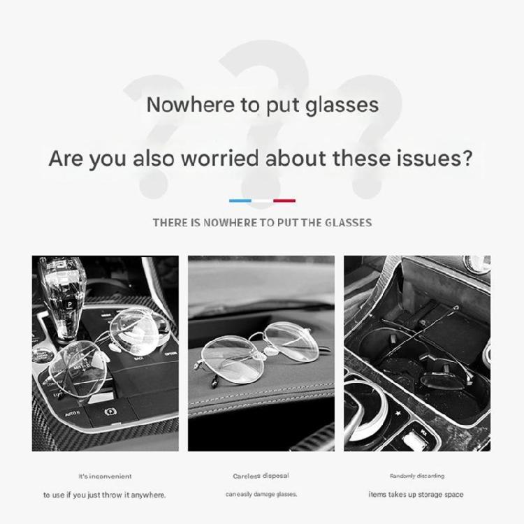 Driving  Car Sun Sunvisor Sunglasses Holder Clip Secure Antislip Grip No View Obstruction Large Capacity Storage