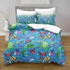 Sea Underwater World Comforter Fish Bedding Set for Girls Boys Adult Single Twin Queen Size Duvet Cover Pillowcase