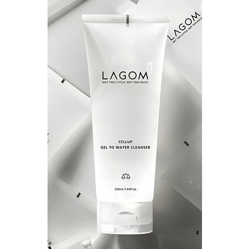 LAGOM Cellup Gel To Water Cleanser – Hydrating Mild Morning Gel Cleanser, Korean