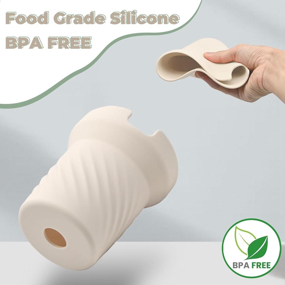 Silicone Boot for Stanley Cup Accessories 40 Oz Sleeve Tumbler Handle Bottom Cover