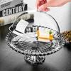 Naijiang Glass Pedestal Fruit & Cake Plate with Lid