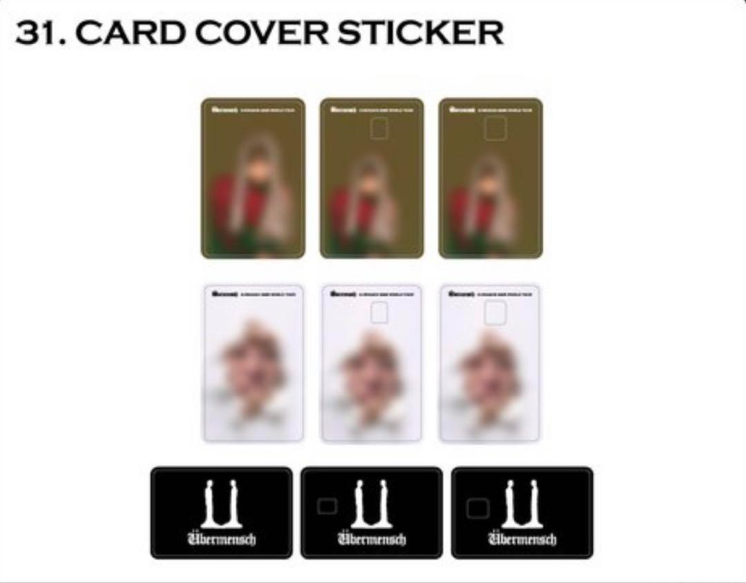 

[USED] G-DRAGON Card Cover Sticker Seoul Con Jiyong GD