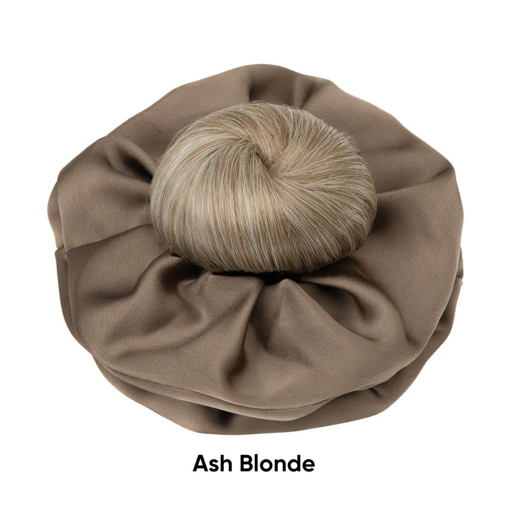 Elegant Influencer-style Hair Tie Synthetic Natural-looking Artificial Flower Bun  for Daily Use