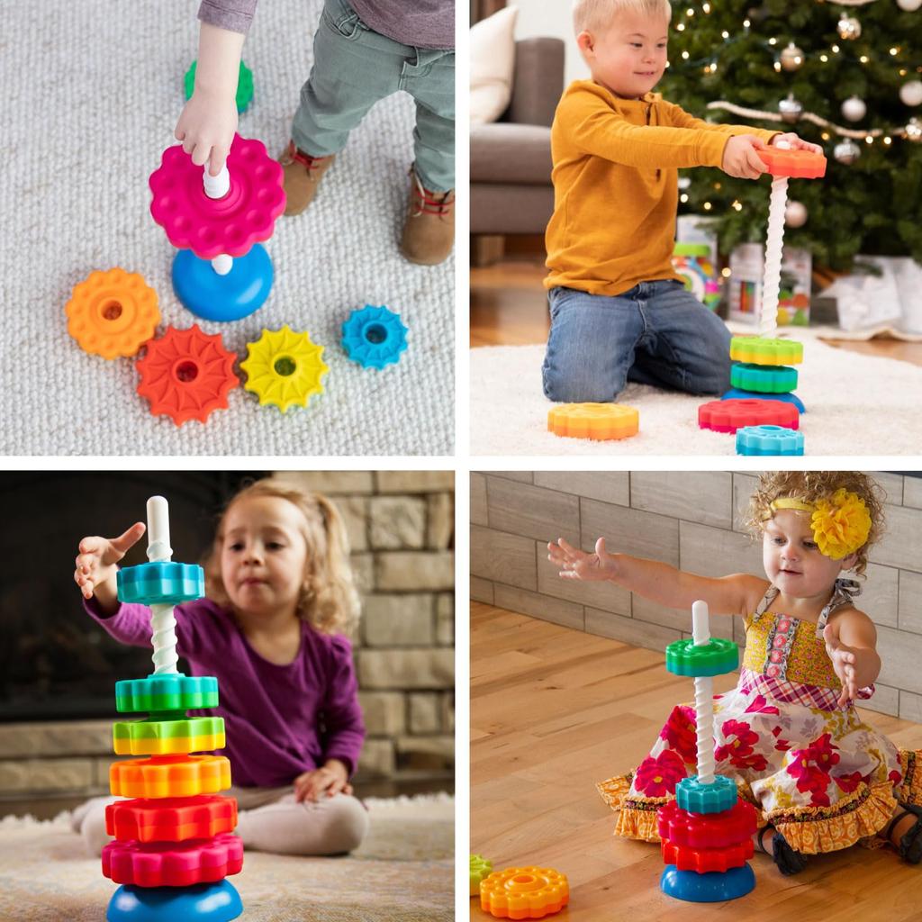 Fat Brain Toys Spin Again Educational Toy 13X42cm Genuine Product FA110-1