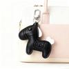 Creative Pony Bag Pendant New Design Keychain Pendant Stylish Embossed Contrasting 3d Pendant High-quality Leather New Year Gift