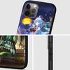 Puzdro pre Apple Iphone 11 13 12 Mini 14 Pro Max Xr 7 8 +Se 2020 Xs 6 6s Plus 5 5s Čierny silikónový kryt na telefón Genshin Impact