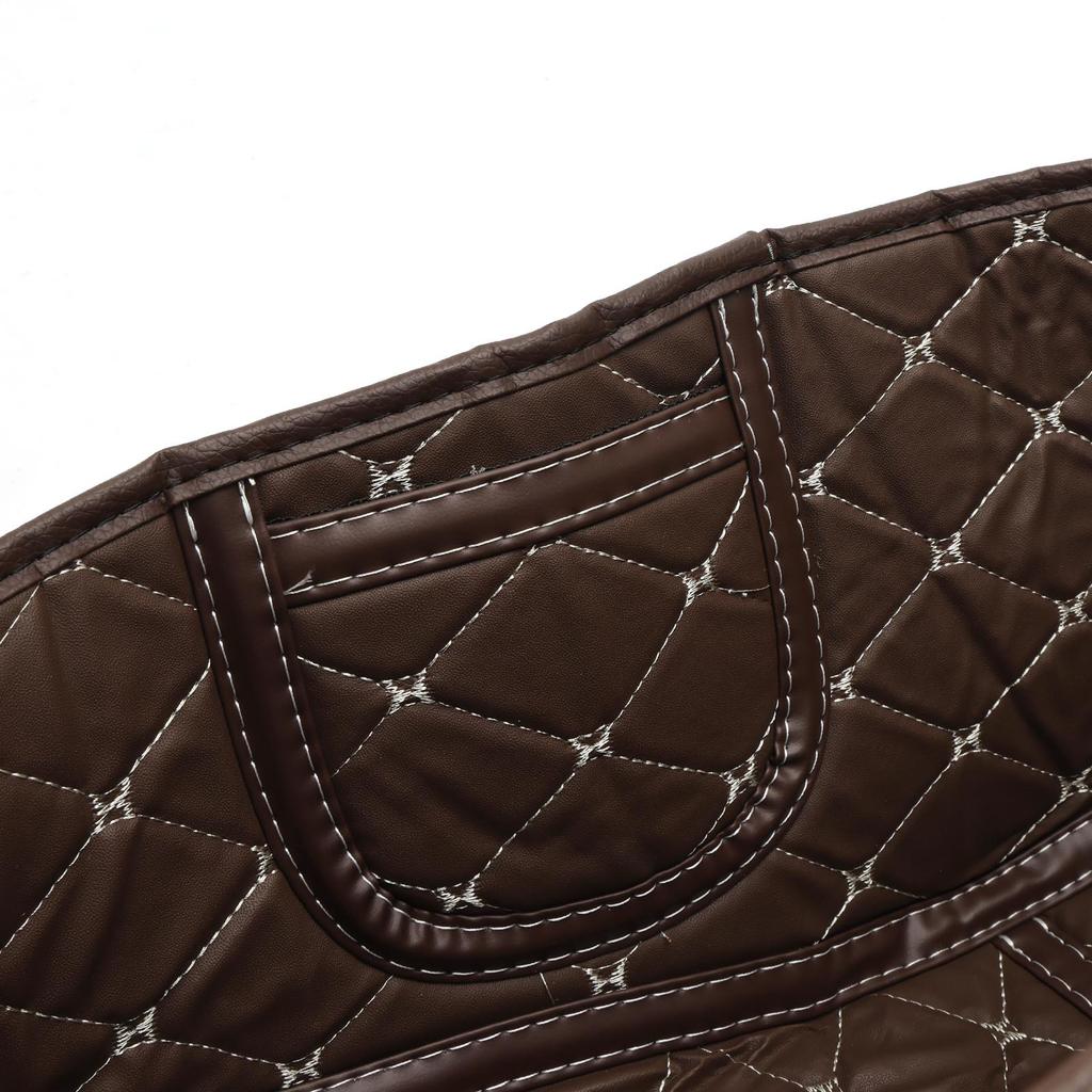 Seat Bucket Liner Pad Trunk Inner Protector Fit Brown For Vespa Gts 300 Gts300