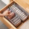 Foldable Underwear and Sock Storage Box for Bedroom Drawers
