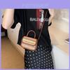 Trendy Woven Striped Handbag Stylish Small Shoulder Bag For Women And Men Summer 2024