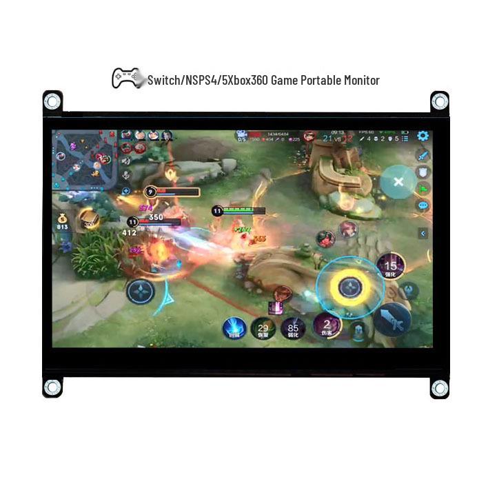 2023 7-inch HDMI IPS Capacitive Touchscreen HD Monitor for Raspberry Pi, Driver-Free