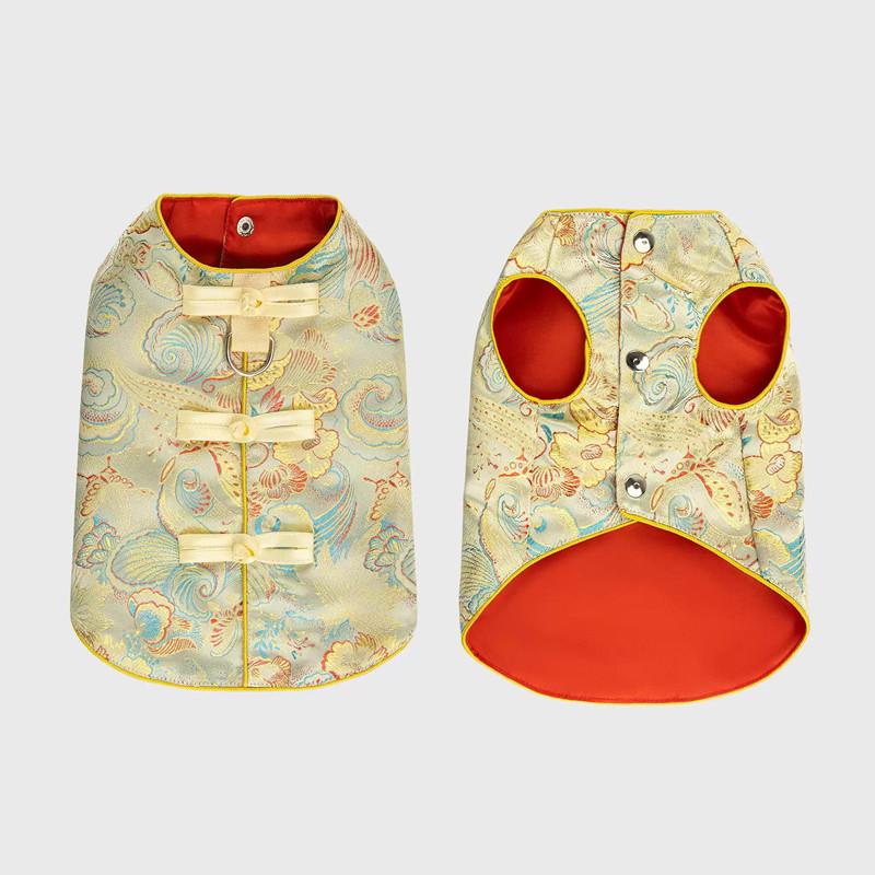 

Chinese New Year Dog Clothes Yorkie Pomeranian Poodle Bichon Schnauzer Pug French Bulldog Corgi Shiba Inu Border Collie Clothing XS（old） жёлтый