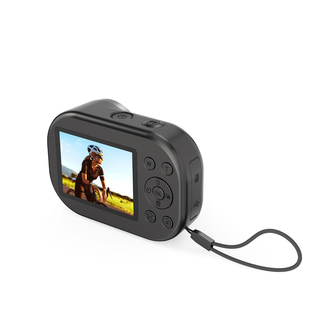 4K Digital Camera 16X Zoom 48MP with Flashlight 32GB Card for Teens Boys Girls Travel Size