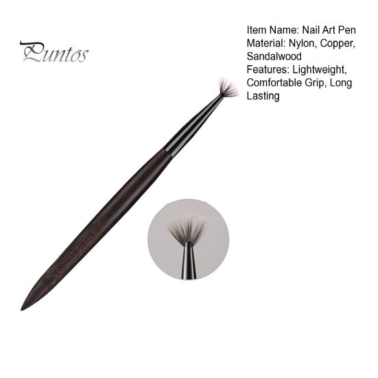 Pix pentru arta unghiilor cu mâner din lemn, peri moi, pentru pictura de unghii, perie de manichiură