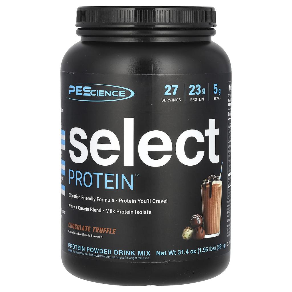 Select Protein Powder, Chocolate Truffle Flavor, 891G(1.96Lb)