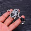 Snowflake Obsidian & Black Onyx Gemstone : 925 Sterling Silver Handmade Multi Gemstone Bracelet Jewelry