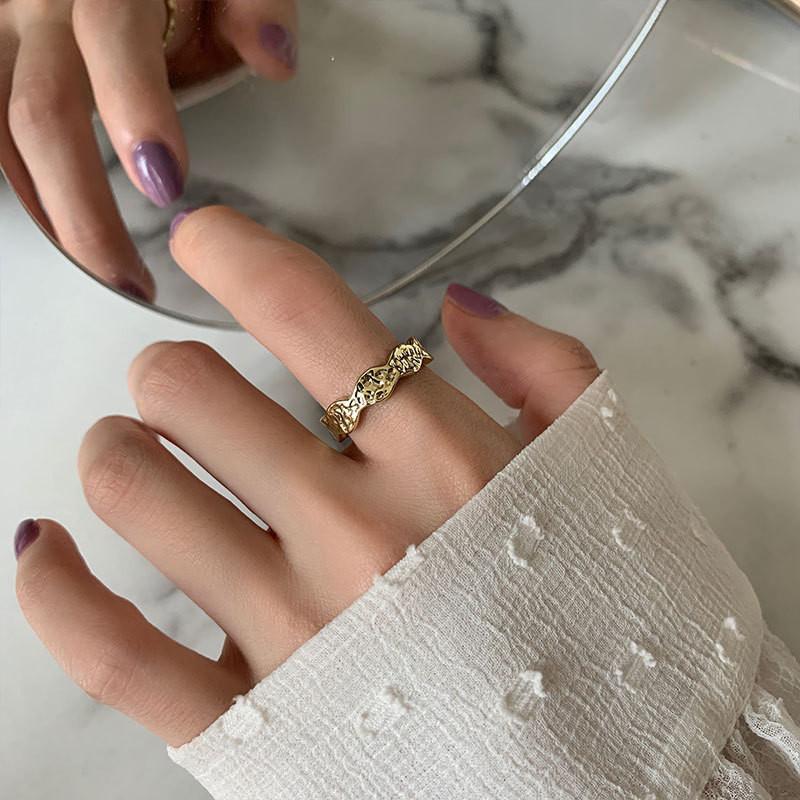 

Style Contemporary Korean Adjustable S925 Silver Ring Perfect For Any Fashion Enthusiast