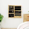 VidaXL Jewelry Cabinet with Mirror and LED Lighting Wall-Mounted 353231