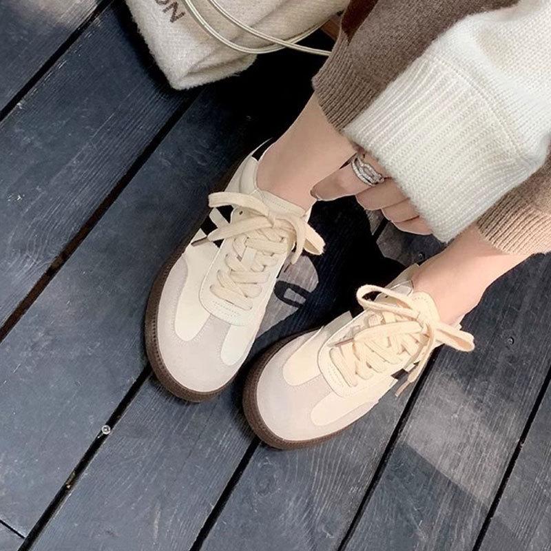 Leather Ultra-light Flat-soled Women's Little White Shoes Spring New Lightweight Soft-soled Versatile Sports and Leisure Shoes