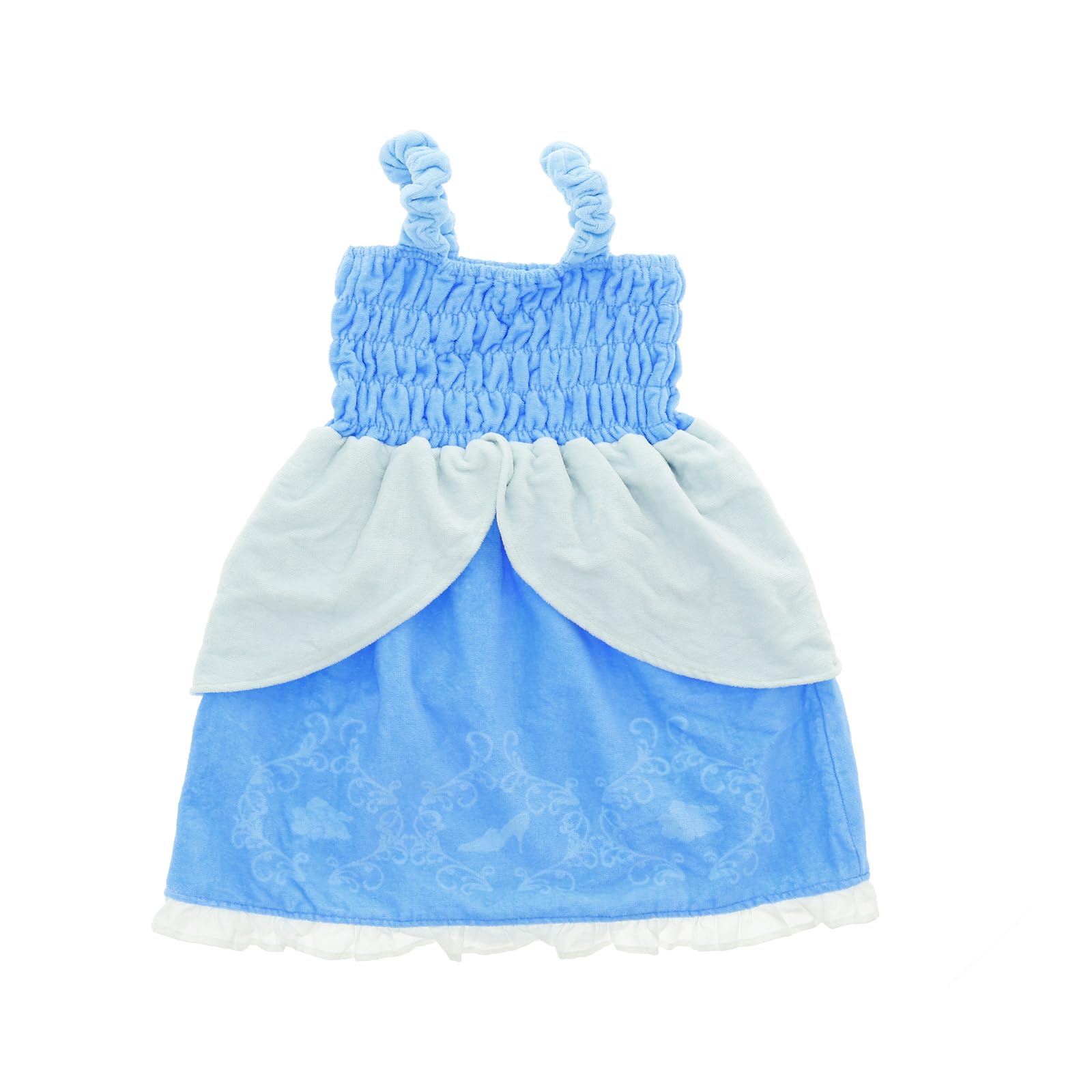 Marushin Wrap Towel for Children, Disney Princess Dress Cinderella, Girls Gift, Birthday Present, 100% Cotton, Height 105-115cm, Swimming, Beach, etc