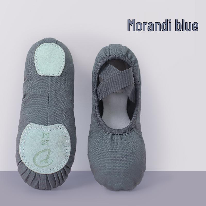 Women's Soft Sole Dance Shoes - Adult & Children's Ballet Practice Canvas Shoes
