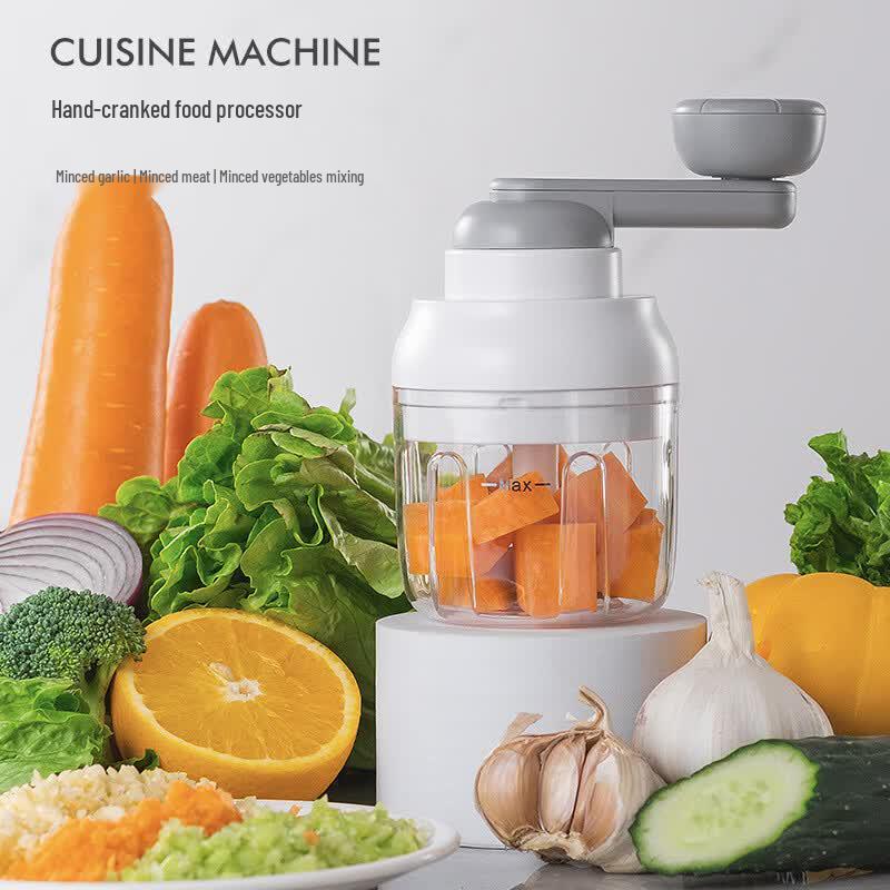 Hand-Crank Garlic Chopper and Mincer