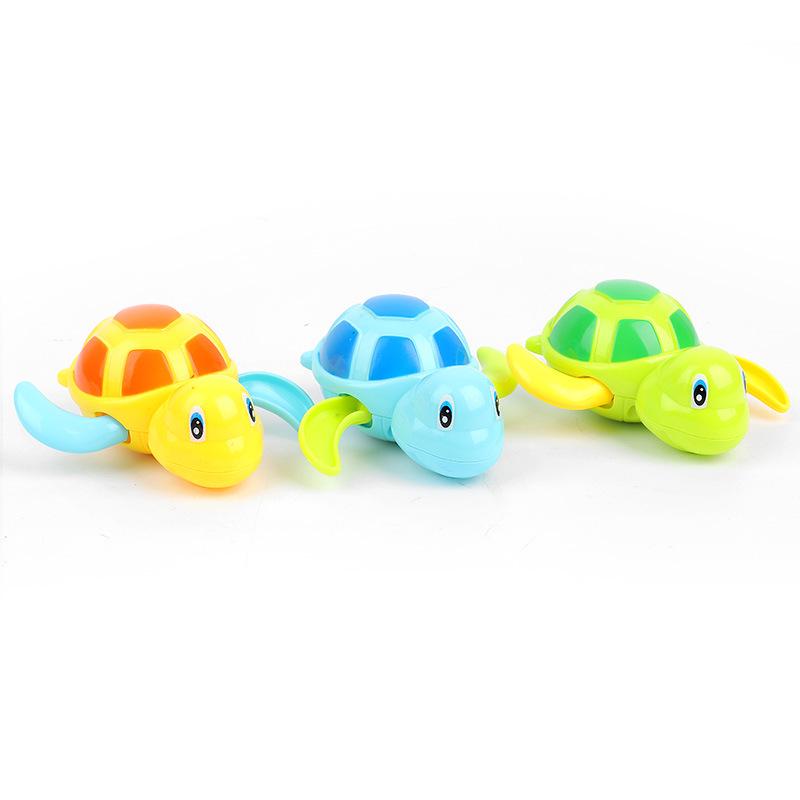 Cartoon Wind-Up Turtle Bath Toy for Infants and Toddlers