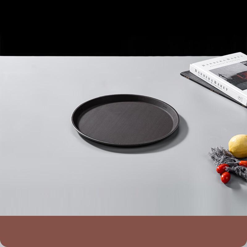 Zeyi Ceramic QLQ Round Wooden Serving Tray