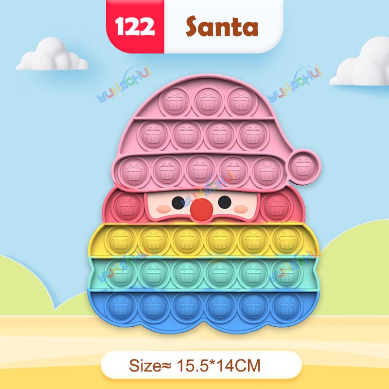 Rainbow Pop Push Bubblle Fidget Anti Stress Relief Toys for Adult Children Special Needs Sensory Toys Interactive Toys for Kids