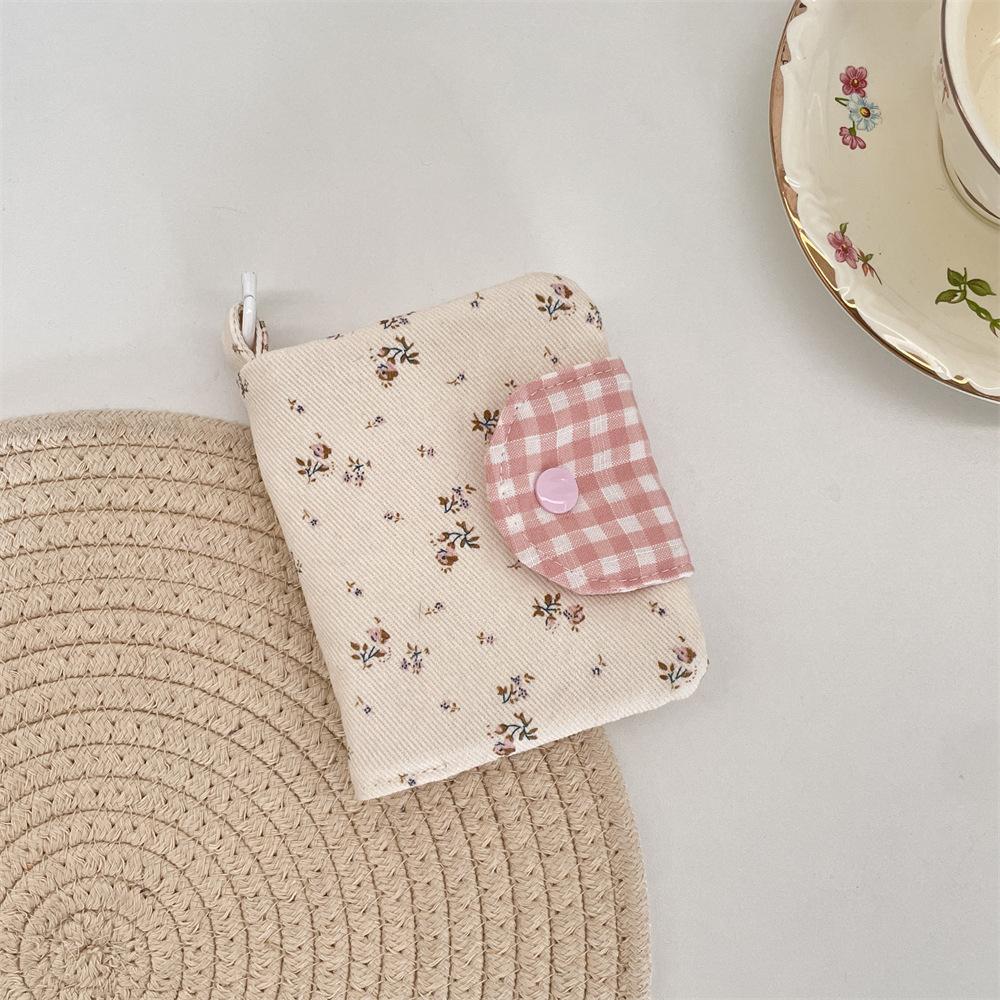 Beauty Cute Flower Sweet Credit Card Holder Wallet Multifunctional ID Business Card Bag Student Bank Storage Case Coin Wallet