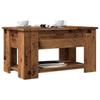  Coffee Table Old Wood 79x49x41 Cm Glued Wood