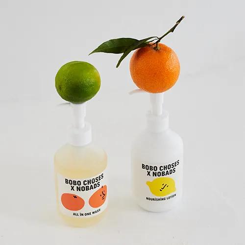 

[Коллаборация Boboshows X Novez] Цитрусовое приключение (Лосьон + Средство для умывания «Всё в одном»)