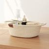 Nordic Cotton Rope Storage Basket for Bedroom: Laundry, Toys, Snacks, Japanese Style Organizer