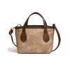 Retro Fashion Simple Temperament Handbag Spring Versatile Shoulder Messenger Bag Bucket Bag Women