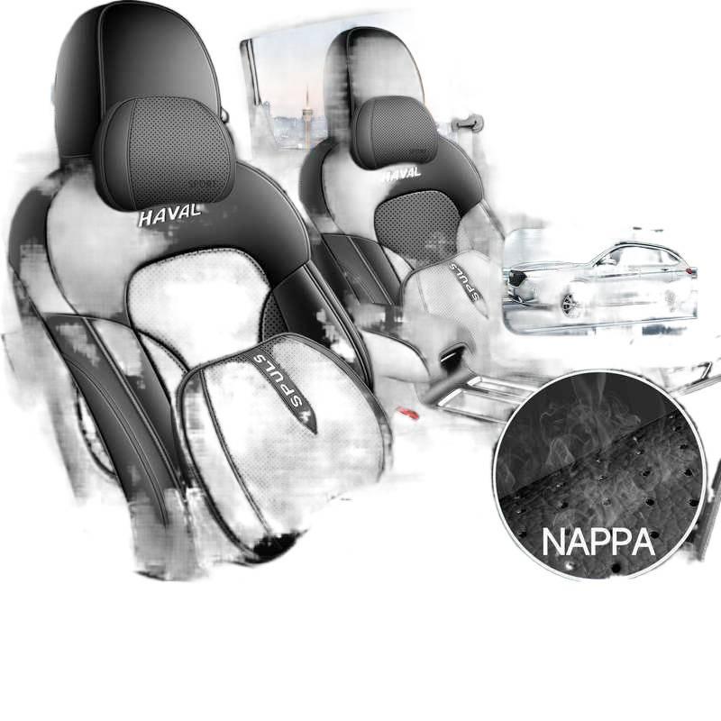 Haval M6 PLUS Full-Coverage Smart Seat Covers: All-Season Leather Cushions