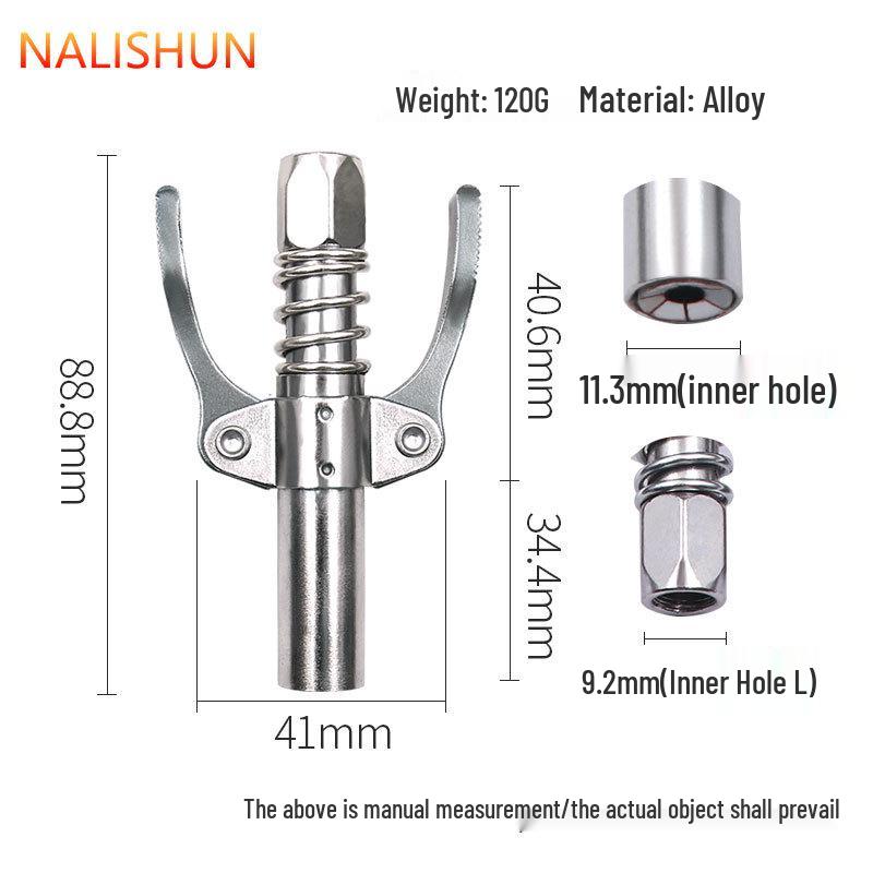 Needle-Type Detachable Ultra-Fine Oil & Grease Nozzle Gun Tip