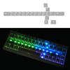 PC Material Transparents Keycaps with Crystal Jelly Swords Pattern 18Key Set Original Height for Long Use in Low Light