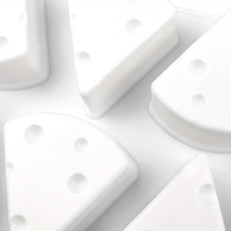 8 Löcher Käse Silikon Mousse Handgemacht Kreativ Eiswürfelformen Backformen Silikon Kuchenformen Zubehör Zubehör Großhandel
