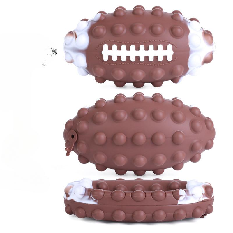3D Football Pinch Ball Silicone Decompression Toy for Kids Stress Relief Vent Squeeze Ball Fun Gift