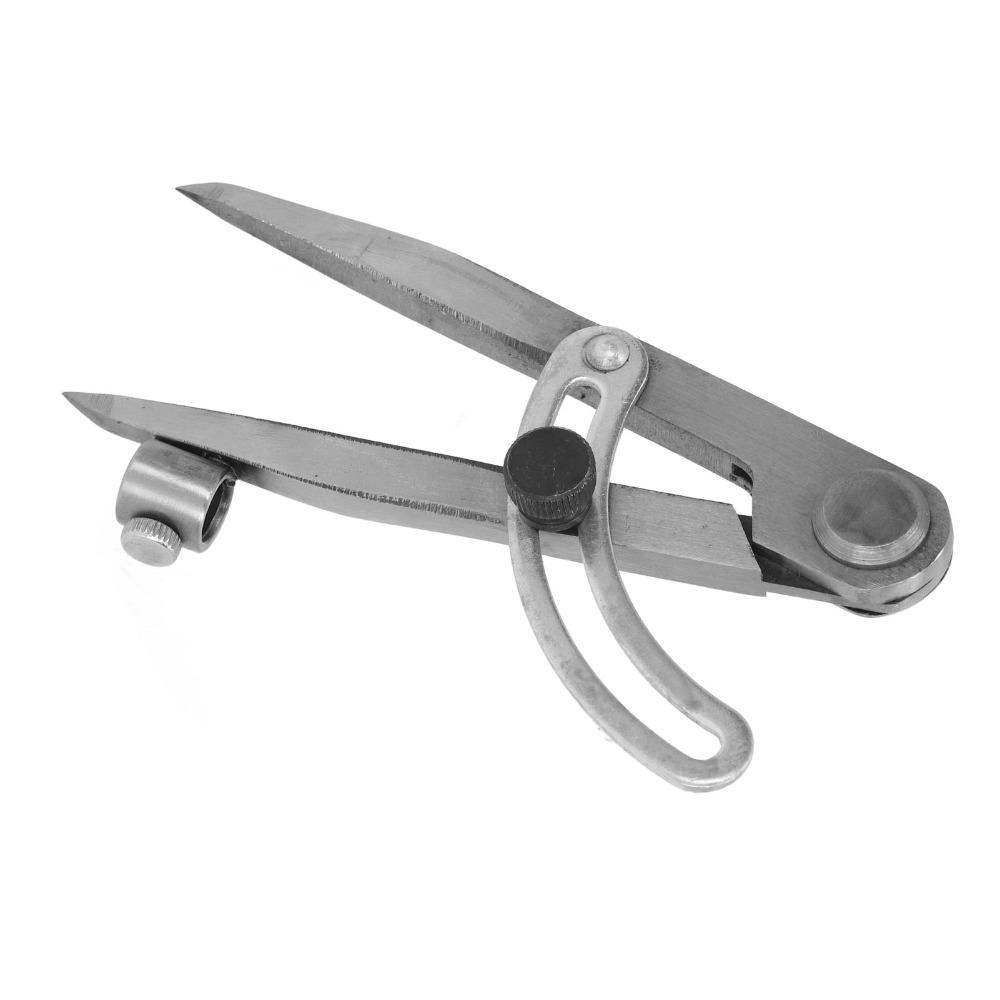 Adjustable Width Locking Wing Divider Carbon Steel Metal Scribe Tool Compass Scriber Metalworking