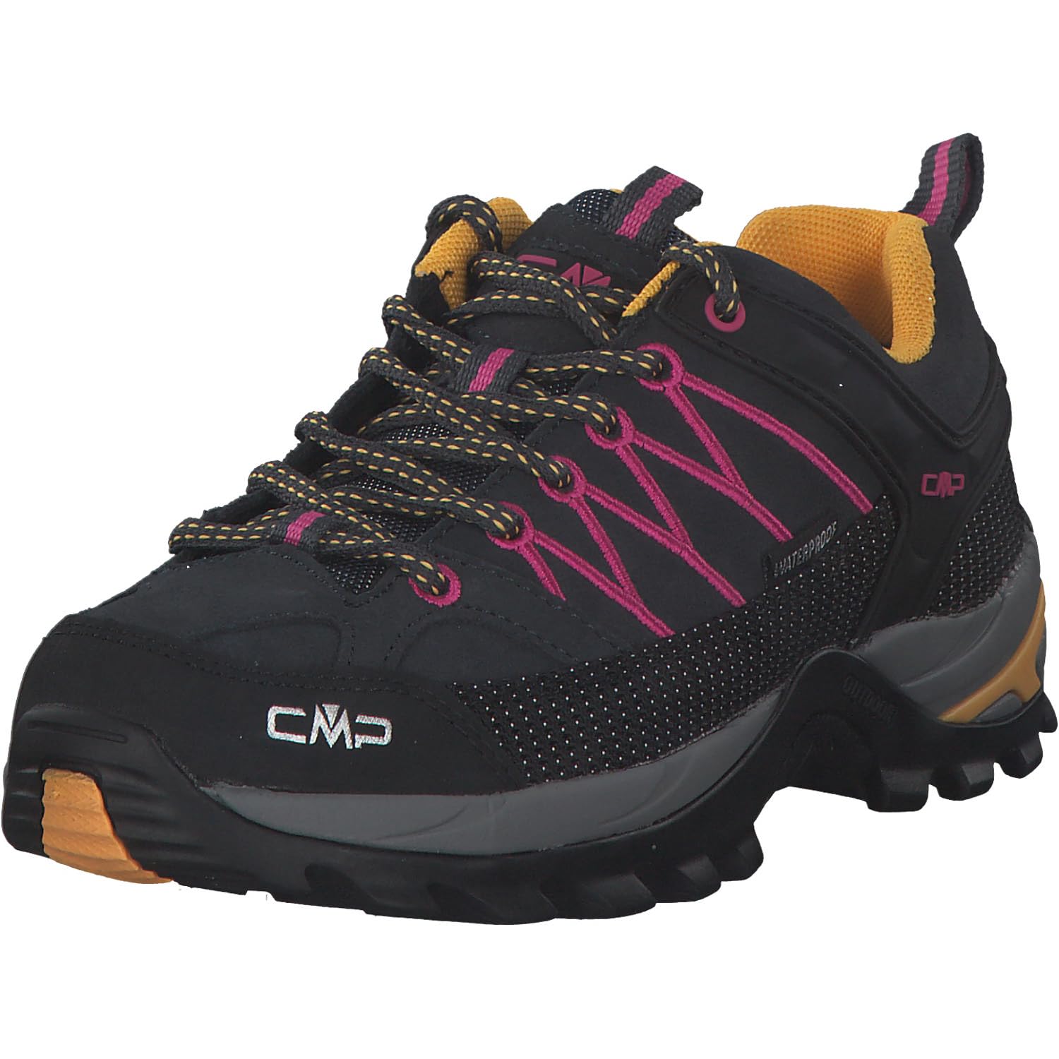 CMP Rigel Low WMN Trekki Trekking Size cm Women s Shoes, Anthracite-Bouganville (54UE), 23.0