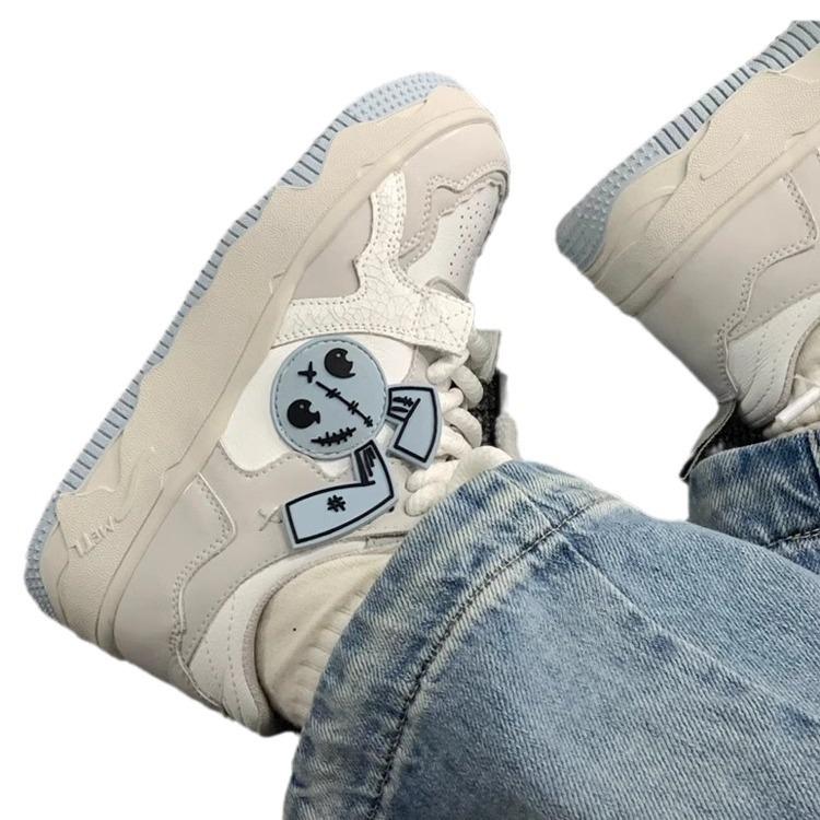 Original Color Matching Thick Baseplate Shoes Female Versatile Student Wear-resistant Sports Shoes Female