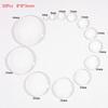 Clear Transparent Round Glass Cabochon 10/50 Pcs 6-40mm Flat Back for Scrapbooking Jewelry Making Craft Supplies