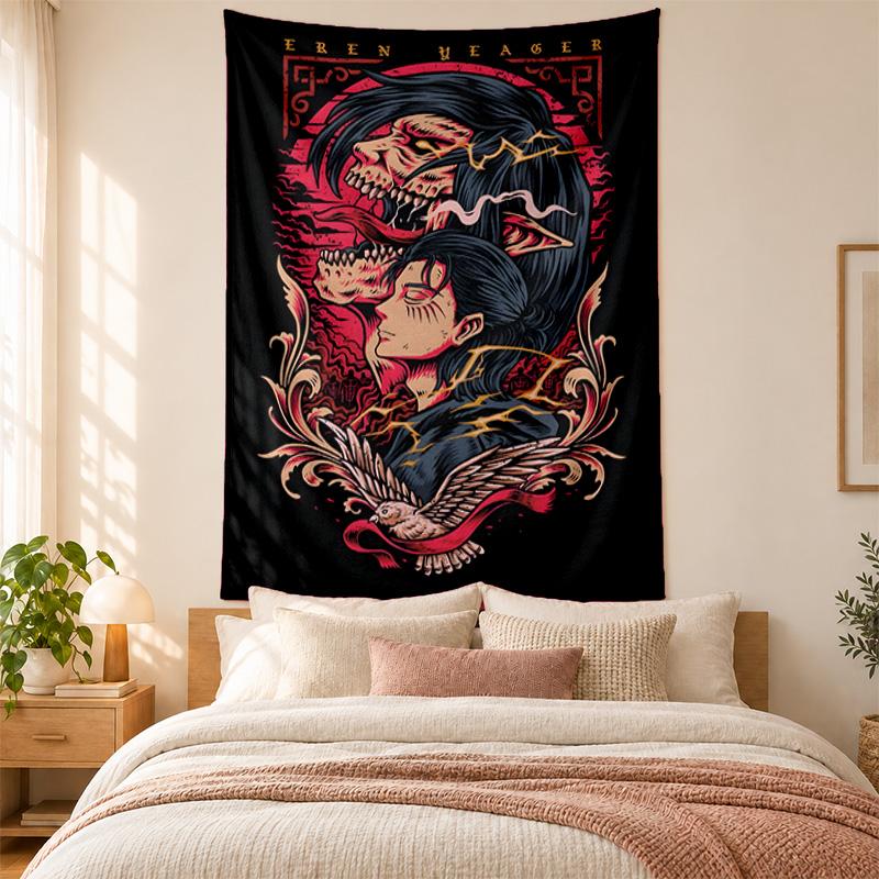 Attack on Titan Tapestry highquality for decorating living room bedroom dorm walls ideal as bedroom wallart orholiday gift