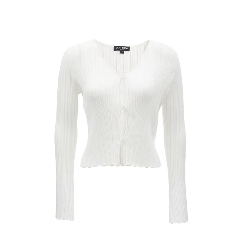 Veromoda Textured Flare Sleeve Cardigan