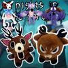 TreasuringU New 99 Night Plush Doll In The Forest Rabbit Stuffed Dolls Game Stand And Sit Elk Deer Stuffed Dolls Birthday Gifts