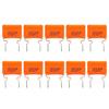 10Pcs Premium Capacitors 393J 630V with Two Metal Pins Easy Installation for Guitar Sound Output Quality Enhancement