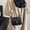 Bag New Women's Autumn and Winter Versatile Fashion Retro Niche Design One Shoulder Crossbody Small Square Bag