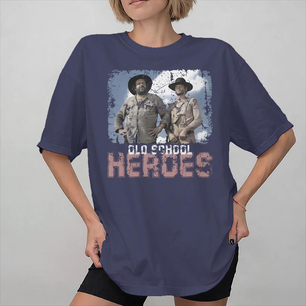 New Arrival BUD SPENCER AND TERENCE HILL T Shirt for Unisex Women Cotton Tee Shirt Short Sleeve Clothes