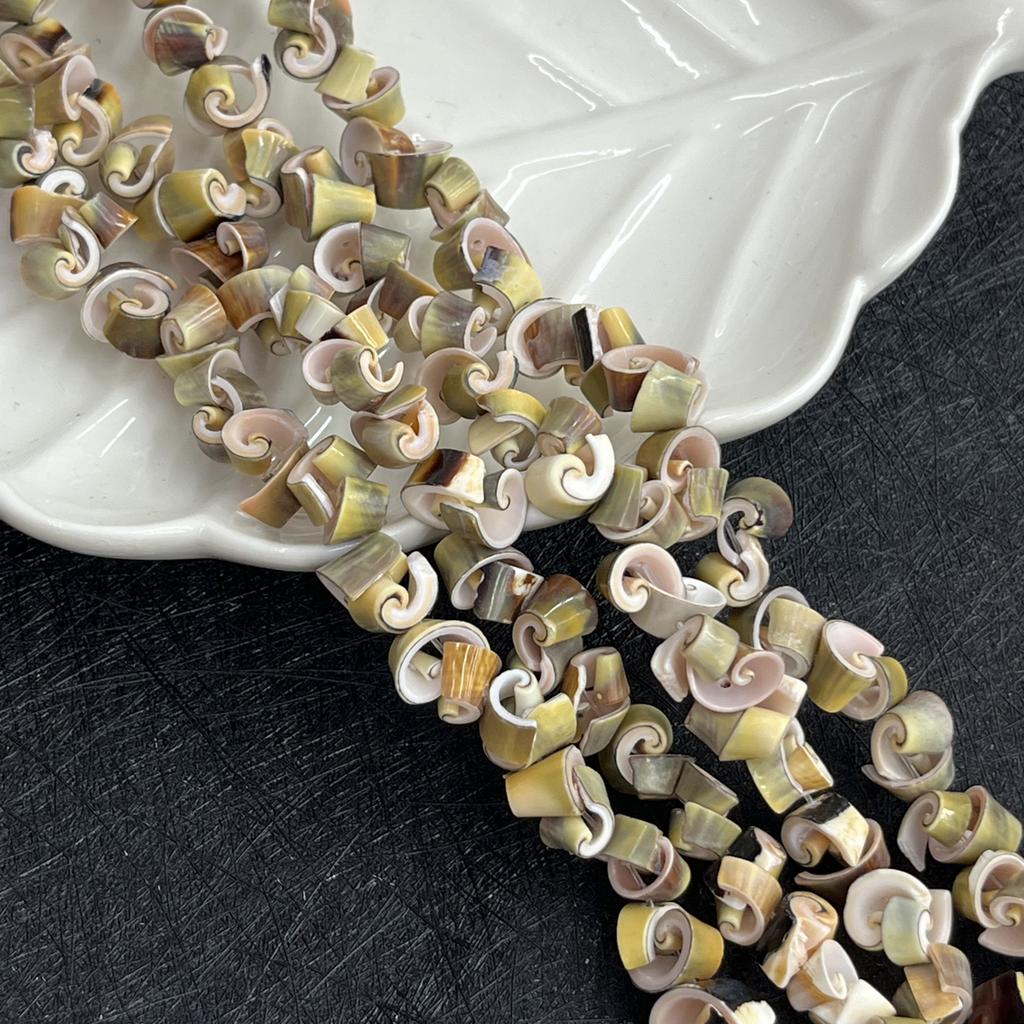 Bead Assortments Irregular Shell Beads Natural Freshwater Shell Isolation Beads 8-12mm For Jewelry Making DIY Necklace Bracelet Earrings Accessory