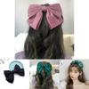 Elegant Satin Ribbon Hairpins With Big Bow For Women And Girls Accessories